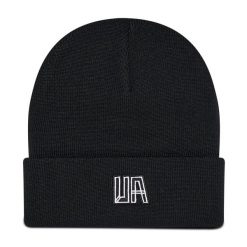 Czapka Unfair Athletics. Czarne czapki męskie Unfair Athletics, na zimę, bez wzorów. Za 139.99 zł.