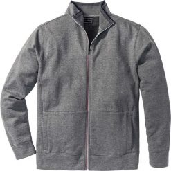 Bluza rozpinana Regular Fit bonprix szary melanż. Szare bluzy rozpinane męskie bonprix, melanż. Za 89.99 zł.
