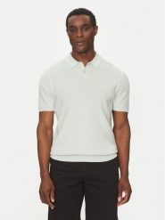Calvin Klein Polo Micro Waffle Polo S/S K10K114465 Écru Regular Fit. Koszulki polo męskie Calvin Klein, m, bez wzorów, z bawełny, bez kołnierzyka, bez ramiączek. Za 249.99 zł.
