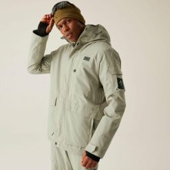 Kurtka narciarska męska z membraną Twin Tip Dare 2b. Brązowe kurtki narciarskie i snowboardowe męskie Dare 2B, na zimę, m, bez wzorów, z tkaniny, bez kaptura, narciarskie. W wyprzedaży za 849.99 zł.