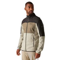 Polar zapinany na zamek błyskawiczny Regatta Elram. Brązowe bluzy z polaru męskie Regatta, bez wzorów, z polaru, sportowe, bez ramiączek, bez kaptura. W wyprzedaży za 250.00 zł.