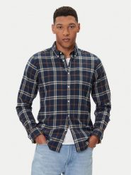 Barbour Koszula Crossfell MSH4995BL33 Granatowy Tailored Fit. Niebieskie koszule męskie Barbour, m, bez wzorów, z bawełny, bez kołnierzyka, bez ramiączek. Za 419.99 zł.