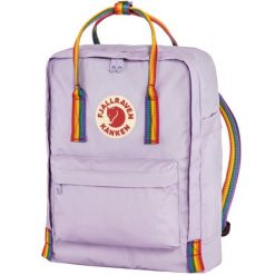 Plecak turystyczny Fjällräven Kanken Rainbow. Fioletowe plecaki męskie Fjällräven, bez wzorów. Za 335.00 zł.