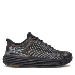 Buty do biegania Skechers. Czarne buty do biegania męskie Skechers, bez wzorów, bez zapięcia, do biegania. Za 339.99 zł.