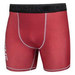 Spodenki Vale Tudo do MMA męskie EXTREME HOBBY TRACE. Czerwone szorty sportowe męskie EXTREME HOBBY, bez wzorów, z elastanu, sportowe. Za 179.00 zł.