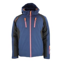 Kurtka narciarska Peak Mountain Softshell. Czarne kurtki narciarskie i snowboardowe męskie Peak Mountain, m, bez wzorów, z softshellu, bez kaptura, narciarskie. W wyprzedaży za 623.50 zł.