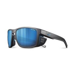 Okulary górskie JULBO SHIELD - czarny | Spectron Cat 3. Czarne okulary przeciwsłoneczne męskie JULBO, bez wzorów, sportowe. W wyprzedaży za 339.15 zł.