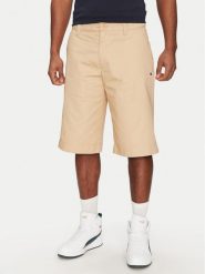 Champion Szorty sportowe 220765 Beżowy Standard Fit. Brązowe szorty sportowe męskie CHAMPION, bez wzorów, z syntetyku, sportowe. Za 229.99 zł.