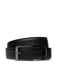 Tommy Hilfiger Pasek Męski Business Texture 3.5 Adj AM0AM12069 Czarny. Czarne paski męskie Tommy Hilfiger, bez wzorów, ze skóry. Za 179.99 zł.