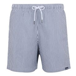 Męskie Spodenki Kąpielowe Loras Stripe Seersucker. Niebieskie kąpielówki męskie Regatta, bez wzorów, sportowe. Za 99.99 zł.