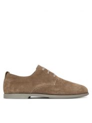 Calvin Klein Półbuty Low Prof Derby Su HM0HM02232 Beżowy. Brązowe codzienne półbuty męskie Calvin Klein, bez wzorów, ze skóry, bez obcasa, bez zapięcia. Za 649.99 zł.