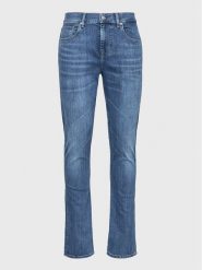 7 For All Mankind Jeansy Slimmy Tapered JSMXC120TO Niebieski Slim Tapered Fit. Niebieskie jeansy męskie 7 for all mankind, bez wzorów, z bawełny. Za 549.99 zł.