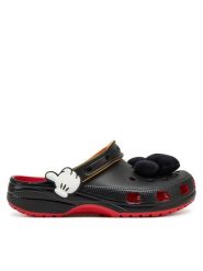 Crocs Klapki Mickey IAM Classic Clog 209895 Czarny. Czarne klapki i japonki męskie Crocs, bez wzorów, z tworzywa sztucznego. Za 319.99 zł.