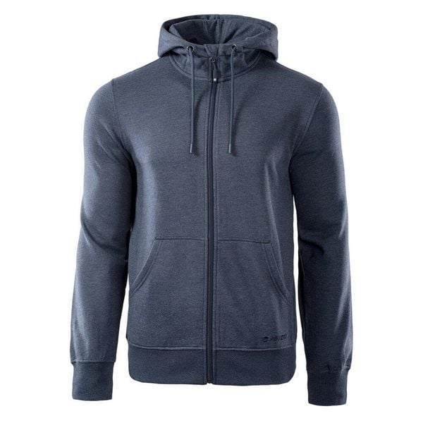 Bluza Rozpinana Męska Silian. Niebieskie bluzy rozpinane męskie Hi-tec, m, bez wzorów, sportowe, bez ramiączek, bez kaptura. Za 128.99 zł.