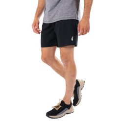 Szorty męskie turystyczne AULP BERDY lekkie komfortowe wbudowane bokserki. Czarne szorty sportowe męskie Aulp, bez wzorów, sportowe. Za 199.99 zł.