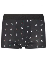 HOM Bokserki Nevada 402977 Czarny. Czarne bokserki męskie HOM, m, bez wzorów, z bawełny. Za 109.99 zł.