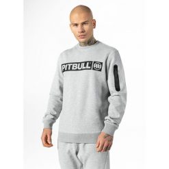 Bluza sportowa męska Pitbull West Coast Beyer Crewneck. Szare bluzy nierozpinane męskie PITBULL, m, bez wzorów, casualowe, bez ramiączek, bez kaptura. Za 239.00 zł.