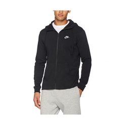 Nike Bluza męska M NSW Hoodie FZ JSY Club czarna r. L (861754-010). Bluzy nierozpinane męskie Nike. Za 169.07 zł.