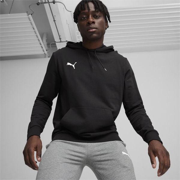 Bluza z kapturem Puma Teamgoal Casuals. Czarne bluzy z kapturem męskie Puma, m, bez wzorów, z kapturem. Za 179.00 zł.