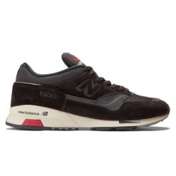 Buty męskie New Balance U1500BKR – brązowe. Brązowe buty do biegania męskie New Balance, bez wzorów, ze skóry, bez zapięcia, do biegania. Za 1,149.99 zł.