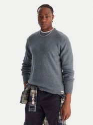 Quiksilver Sweter Slow Song Neppy EQYSW03325 Niebieski Regular Fit. Niebieskie swetry męskie Quiksilver, bez wzorów, z syntetyku, bez kołnierzyka, bez ramiączek. Za 369.99 zł.