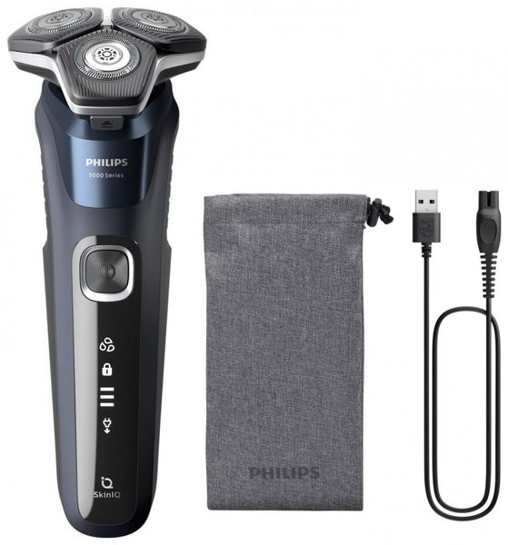 Męska Philips 5000 SkinIQ S5885/10 granatowy. Golarki męskie PHILIPS. Za 359.00 zł.