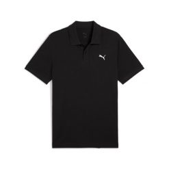 Polo Puma Ess Pique Polo. Czarne koszulki polo męskie Puma, m, bez wzorów, bez kołnierzyka, bez ramiączek. Za 193.50 zł.