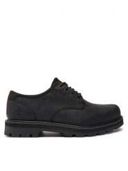 Timberland Półbuty Lace UP Waterproof TB0A69T9W021 Czarny. Czarne codzienne półbuty męskie Timberland, bez wzorów, z nubiku, bez obcasa, bez zapięcia. Za 589.99 zł.