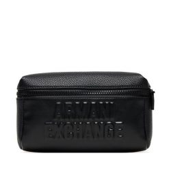 Saszetka Armani Exchange. Czarne saszetki męskie Armani Exchange, bez wzorów, małe. Za 459.99 zł.