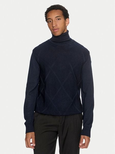 Paul&Shark Golf 14311078 Granatowy Regular Fit. Niebieskie kardigany męskie PAUL&SHARK, m, bez wzorów, z wełny, bez ramiączek. Za 1,099.00 zł.