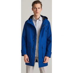 Parka z kapturem - Niebieski. Parki męskie marki Reserved. Za 299.99 zł.