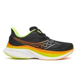 Buty do biegania męskie Saucony Endorphin Speed 5. Czarne buty do biegania męskie Saucony, bez wzorów, bez zapięcia, do biegania. W wyprzedaży za 711.60 zł.
