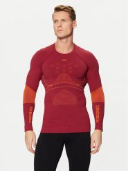 X-Bionic Bielizna termoaktywna górna Energy Accumulator 4.0 Shirt Lg Sl EA-WT06W19M Bordowy Slim Fit. Czerwona bielizna termoaktywna męska X BIONIC, m, bez wzorów, z syntetyku, bez ramiączek, narciarskie. Za 509.99 zł.