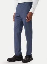 BOSS Chinosy P-Kaiton1 50543945 Niebieski Slim Fit. Niebieskie eleganckie spodnie męskie Boss, bez wzorów, z syntetyku. Za 749.99 zł.