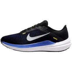 Buty Sportowe Męskie Nike Air Winflo 10. Czarne buty do biegania męskie Nike, bez wzorów, bez zapięcia, na fitness i siłownię. Za 396.00 zł.