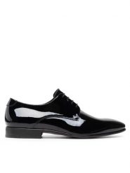 Lloyd Półbuty Jerez 21-627-20 Czarny. Czarne eleganckie półbuty męskie Lloyd, z lakierowanej skóry, wizytowe, bez obcasa, bez zapięcia. Za 599.99 zł.