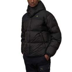 Kurtka BLAUER GIUBBINI CORTI IMBOTTI Czarny. Czarne kurtki męskie Blauer, bez wzorów, z tkaniny, bez ramiączek, bez kaptura. Za 1,439.99 zł.