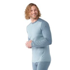 Longsleeve termoaktywny męski Smartwool Merino 250 Baselayer Crew Boxed. Niebieskie bielizna termoaktywna męska Smartwool, m, bez wzorów, z wełny, bez ramiączek, trekkingowe. Za 409.99 zł.