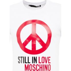 Love Moschino Tshirt z nadrukiem optical white. T-shirty męskie marki Love Moschino. Za 399.00 zł.