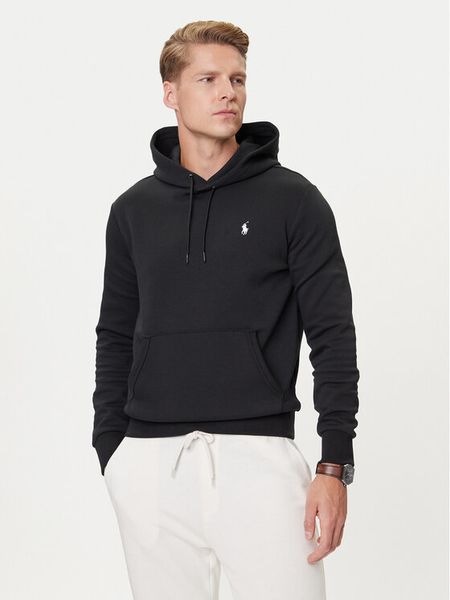 Polo Ralph Lauren Bluza 710907092013 Czarny Regular Fit. Czarne bluzy nierozpinane męskie Polo Ralph Lauren, m, bez wzorów, z bawełny, bez ramiączek, bez kaptura. Za 559.99 zł.