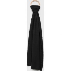 Trussardi Jeans - Szalik. Czarne szaliki męskie TRUSSARDI JEANS, z dzianiny. Za 219.90 zł.