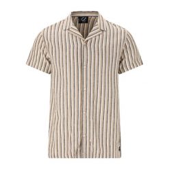 Koszula Cruz Camilo. Brązowe koszule męskie CRUZ, bez wzorów, bez kołnierzyka, bez ramiączek. Za 178.00 zł.