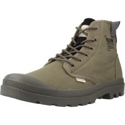Buty PALLADIUM PAMPA MICHIGAN Zielony. Zielone buty trekkingowe męskie Palladium, bez wzorów, z tkaniny, sportowe, bez obcasa, bez zapięcia. Za 406.99 zł.