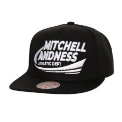 Czapka snapback Mitchell & Ness Branded Power Swipe. Czarne czapki męskie Mitchell & Ness, bez wzorów. Za 198.50 zł.