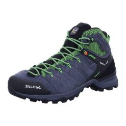 Buty trekkingowe męskie Salewa MS Alp Mate Mid WP. Niebieskie buty zimowe męskie Salewa, bez wzorów, z materiału, sportowe, za kostkę, bez obcasa, bez zapięcia. Za 804.00 zł.