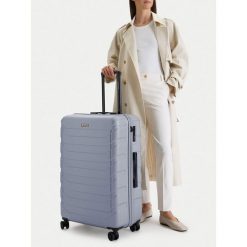 Walizka duża GINO ROSSI. Szare walizki męskie Gino Rossi, bez wzorów, duże. Za 299.99 zł.