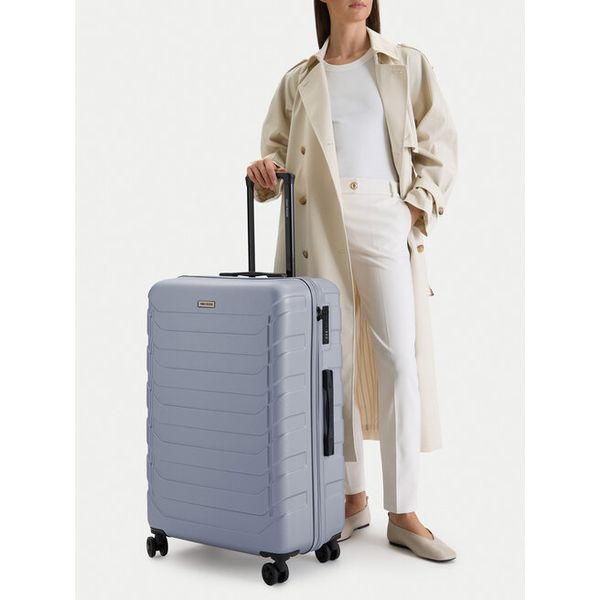 Walizka duża GINO ROSSI. Szare walizki męskie Gino Rossi, bez wzorów, duże. Za 299.99 zł.