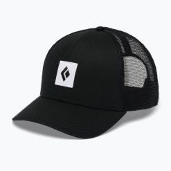 Czapka z daszkiem Black Diamond Trucker. Czarne czapki męskie Black Diamond, bez wzorów, sportowe. Za 130.46 zł.