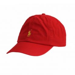 Czapka z daszkiem Polo Ralph Lauren Lunar New Year Twill Ball Cap. Czerwone czapki męskie Ralph Lauren, na jesień, bez wzorów. W wyprzedaży za 276.15 zł.