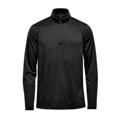 Bluza Męska Milano H2XDRY Quarter Zip Pullover. Czarne bluzy nierozpinane męskie STORMTECH, m, bez wzorów, bez ramiączek, bez kaptura. Za 179.99 zł.